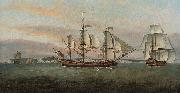 The three-masted merchantman Francis Holman